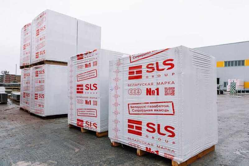 Газобетон Белорусский SLS D500 625х100х250 мм фото 1