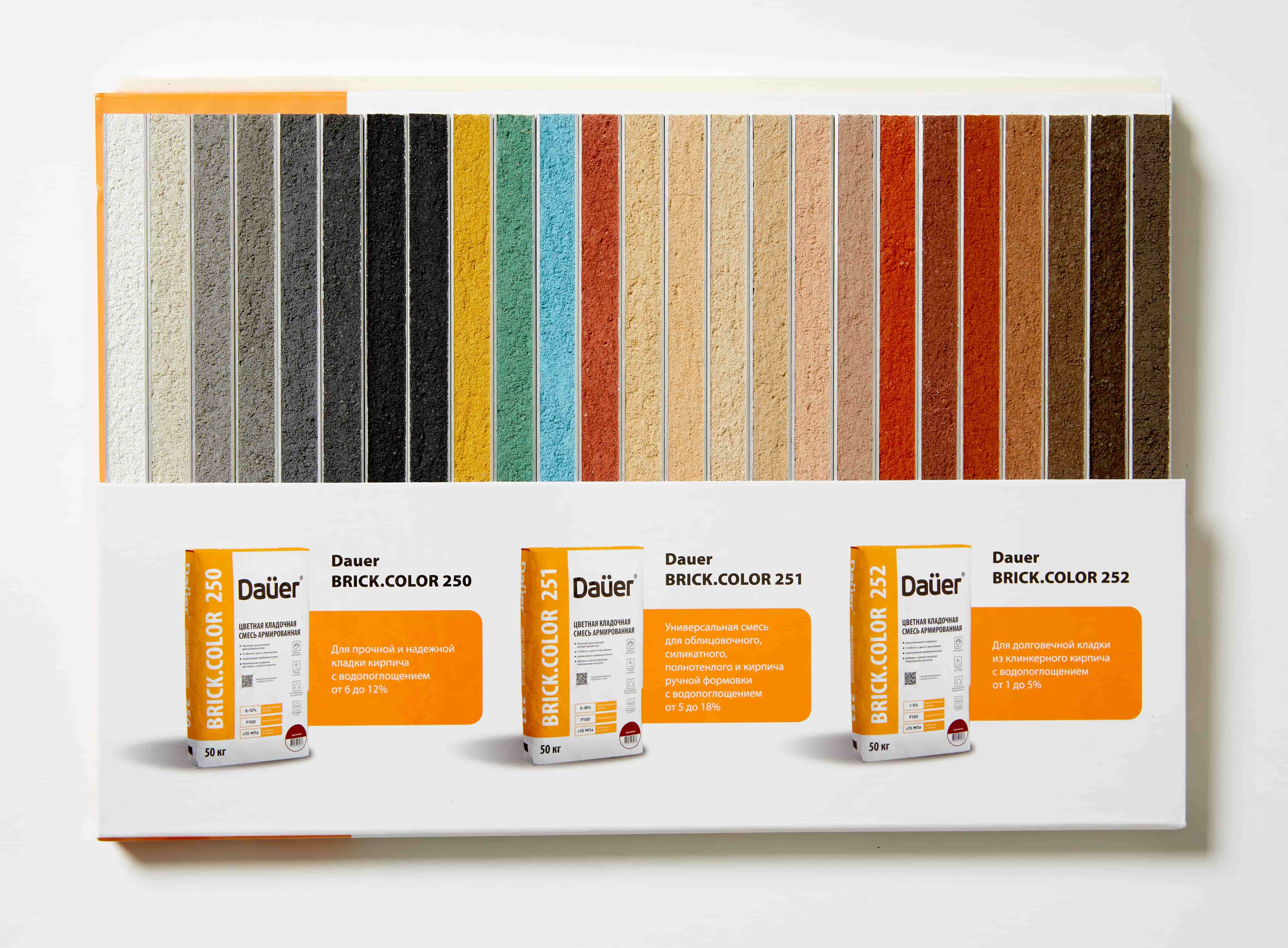 Цветная кладочная смесь армированная DAUER BRICK.COLOR 250 кремовый, 50 кг фото 2